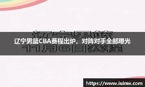 辽宁男篮CBA赛程出炉，对阵对手全部曝光