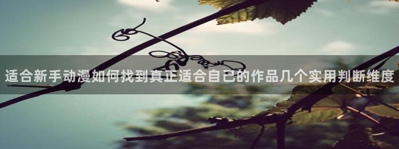 动漫天堂经典推荐:适合新手动漫如何找到真正适合自己的作品几个实用判断维度配图